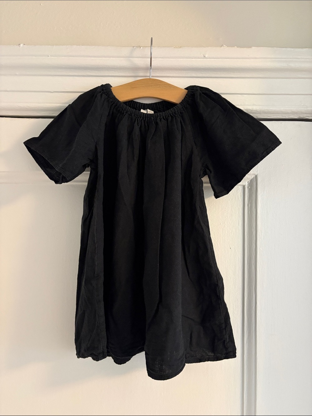 Arket - Black Short-Sleeve Dress for Kids